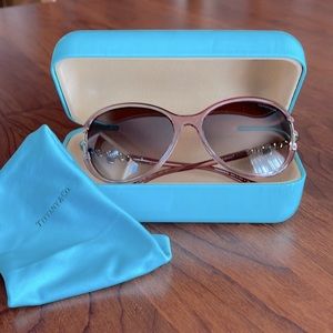 TIFFANY & Co pink Sunglasses- EUC
